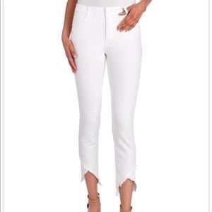 Democracy Ab Tech White Jeans Sz 6 NWT